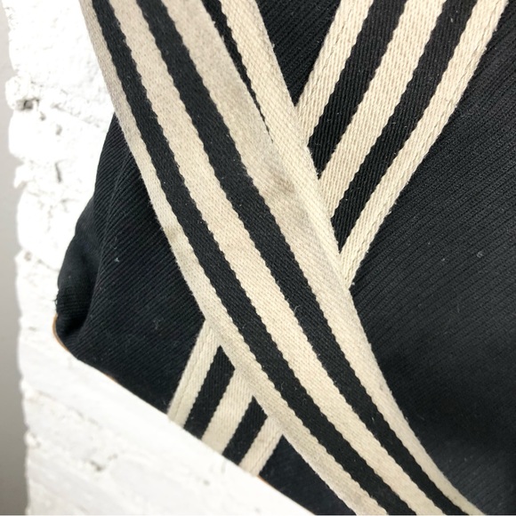 Pottery Barn Kids Black and Tan Striped Bag - Picture 4 of 12